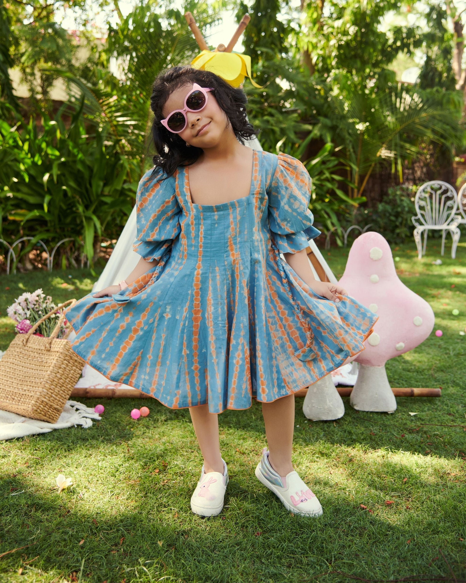 Bubbles Tie & Dye Cotton Dress My Store