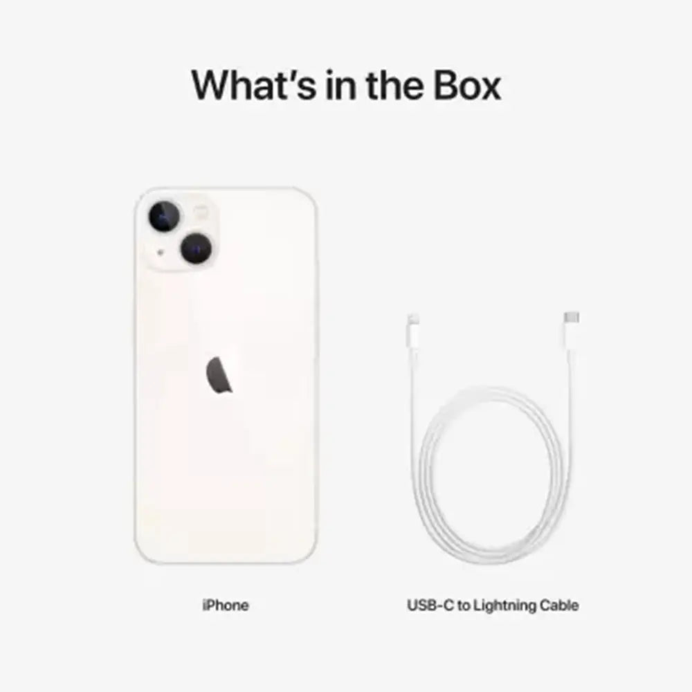 Apple iPhone 13 (Starlight, 128GB Storage) My Store