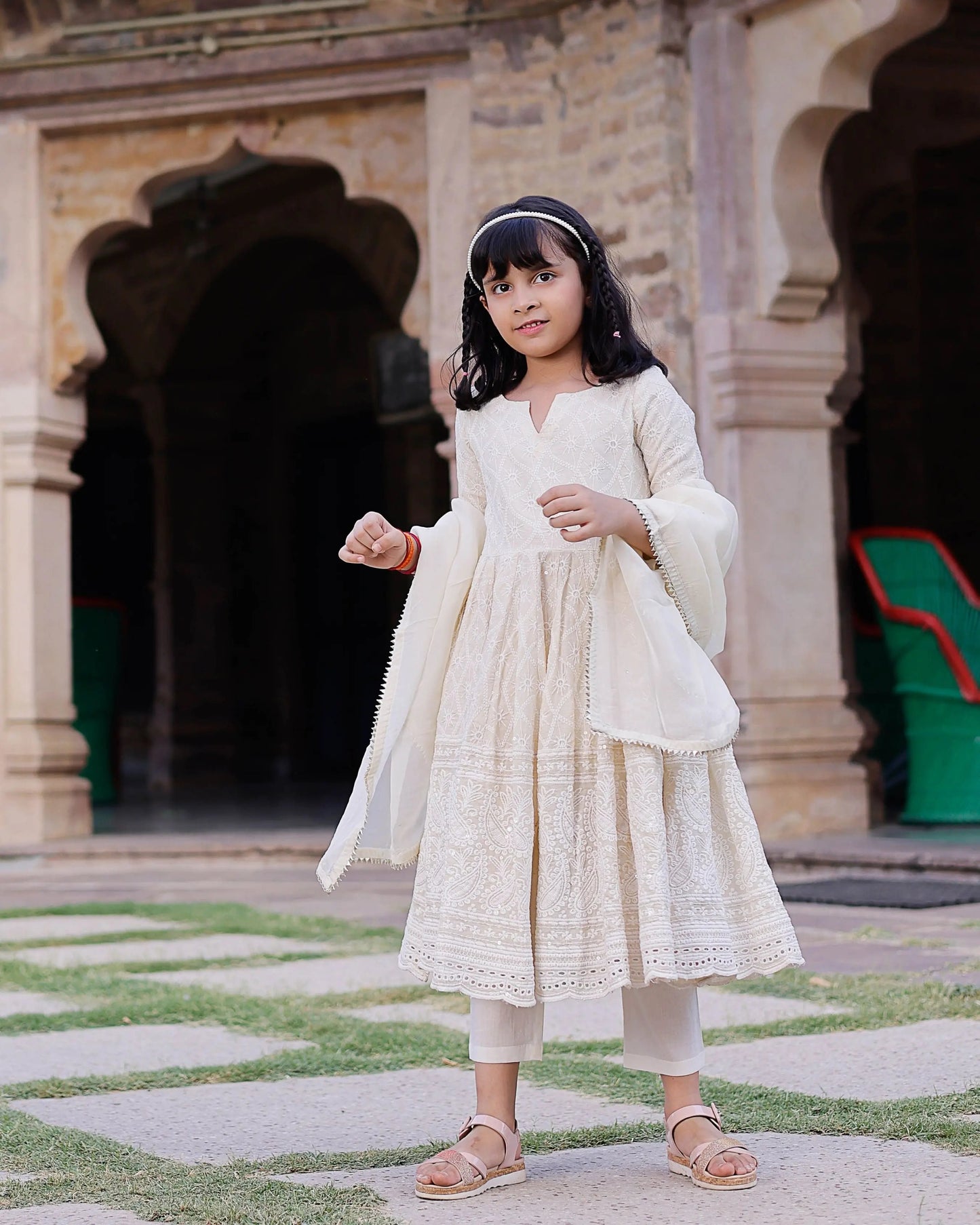 Molly Embroidered Cotton Suit Set My Store