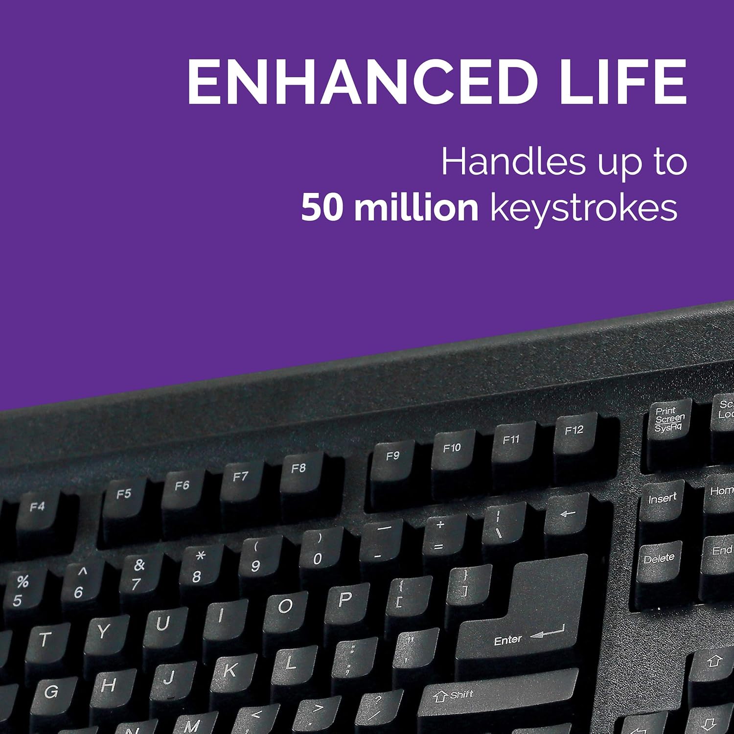 Tvs Gold Prime  Wired Keyboard Black