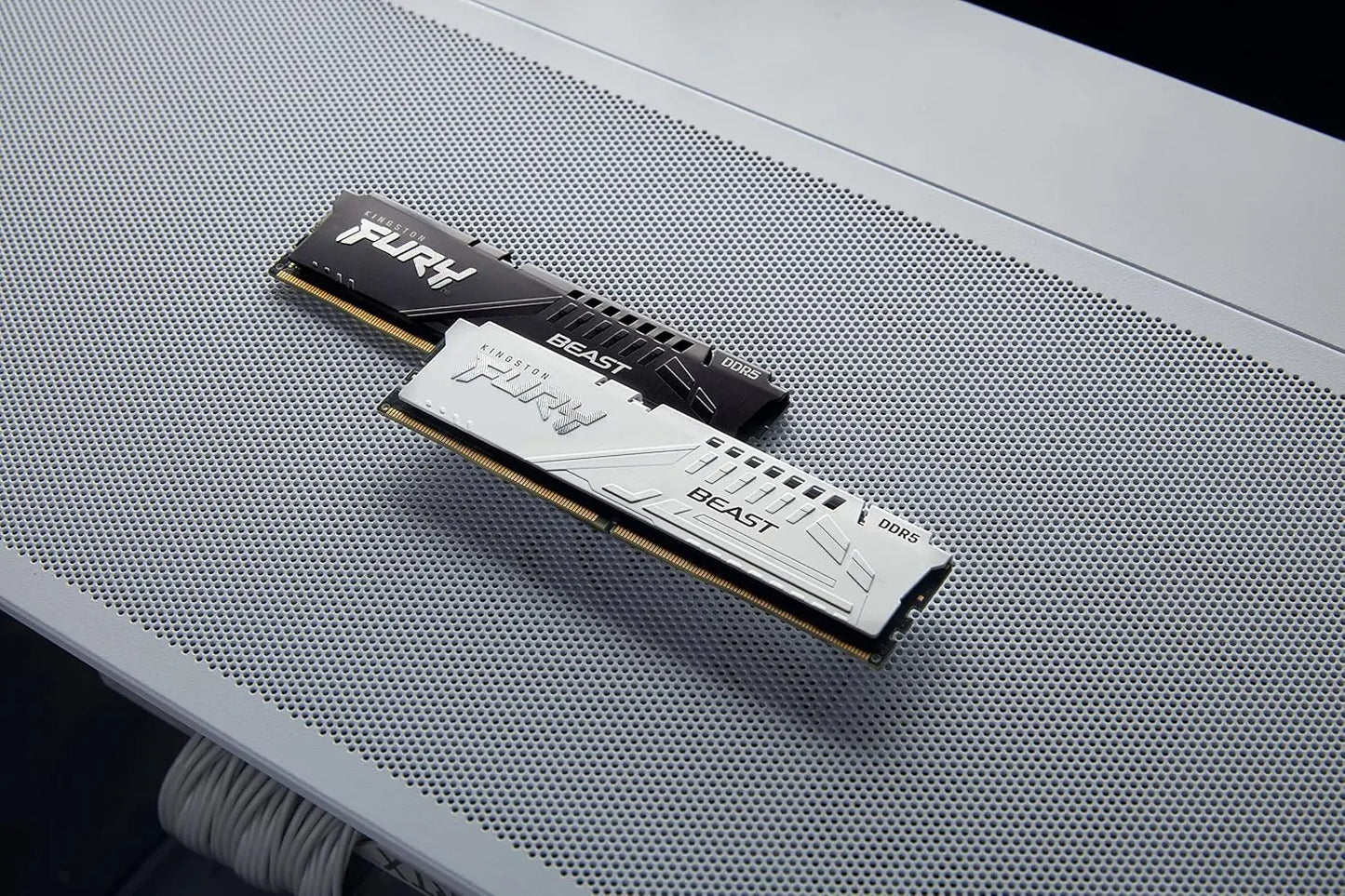 Kingston Fury Beast 16GB DDR5 6000MHz CL30 DIMM Desktop Gaming Memory - White