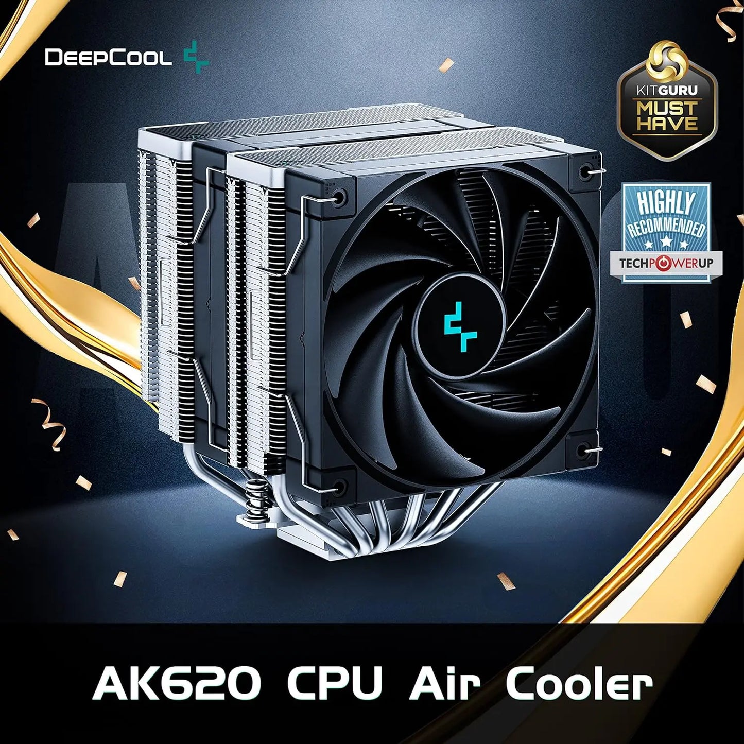 DeepCool AK620 High Performance 120mm PWM Fans Dual-Tower CPU Air Cooler