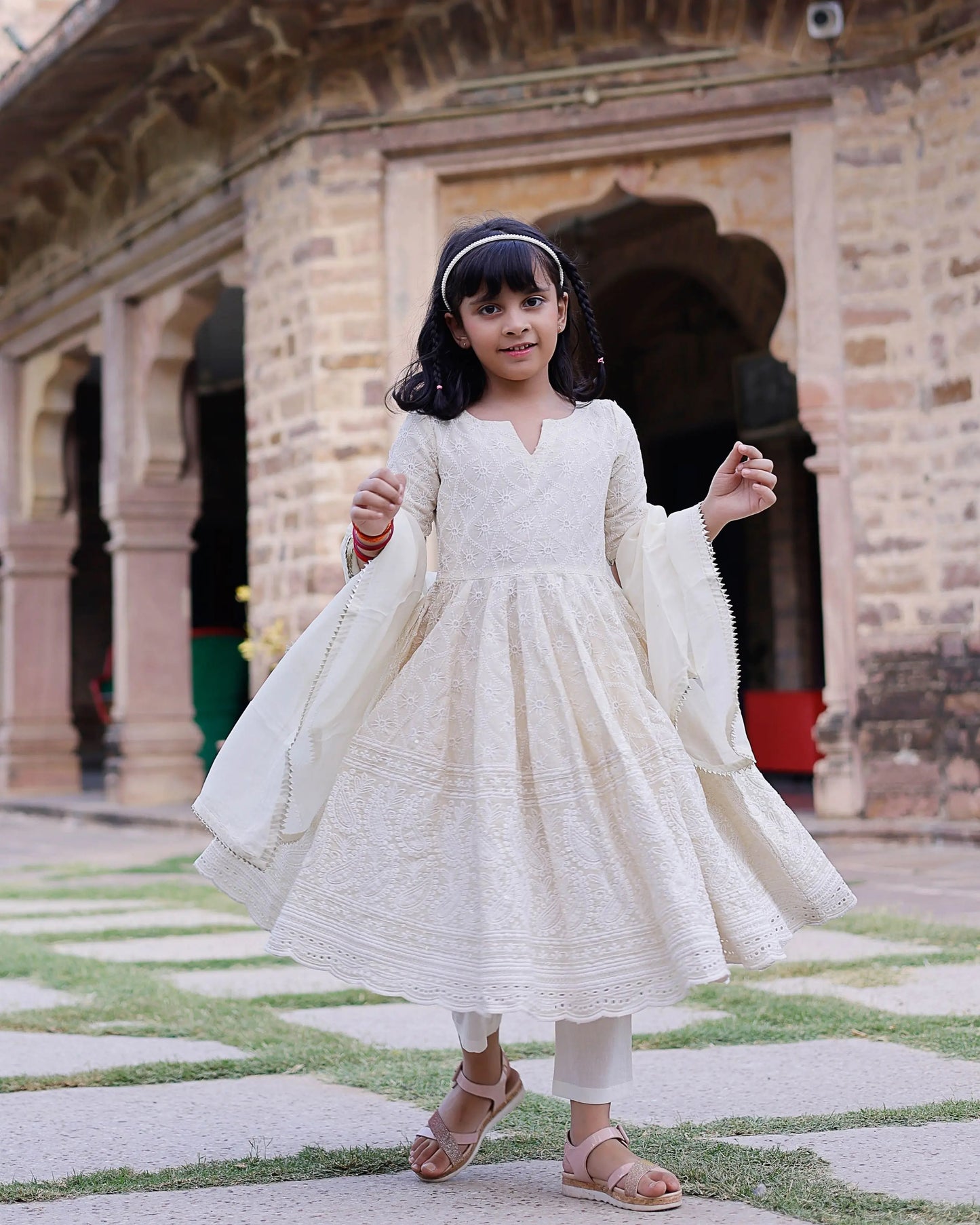 Molly Embroidered Cotton Suit Set My Store