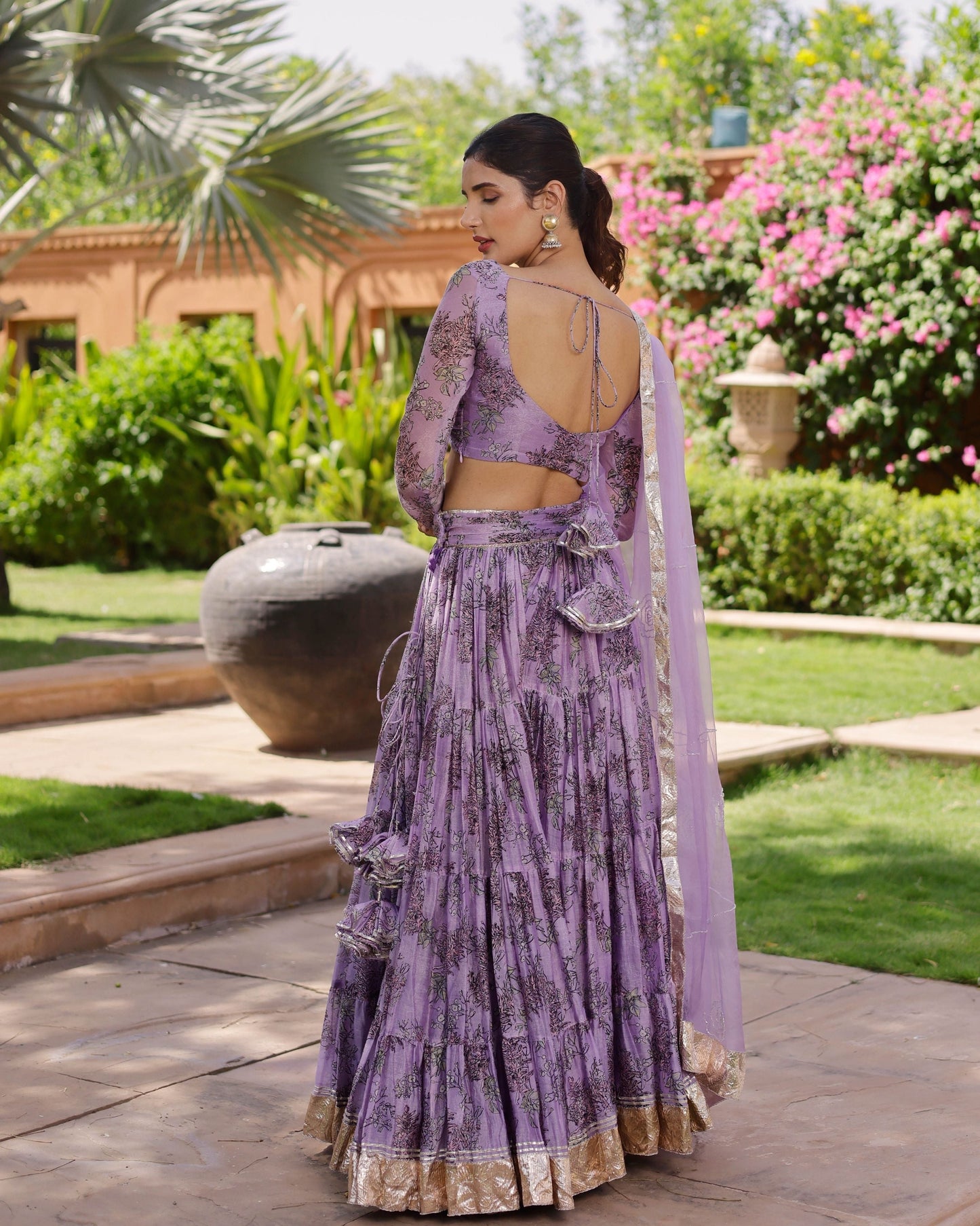 Velini Chanderi Lehenga Set My Store