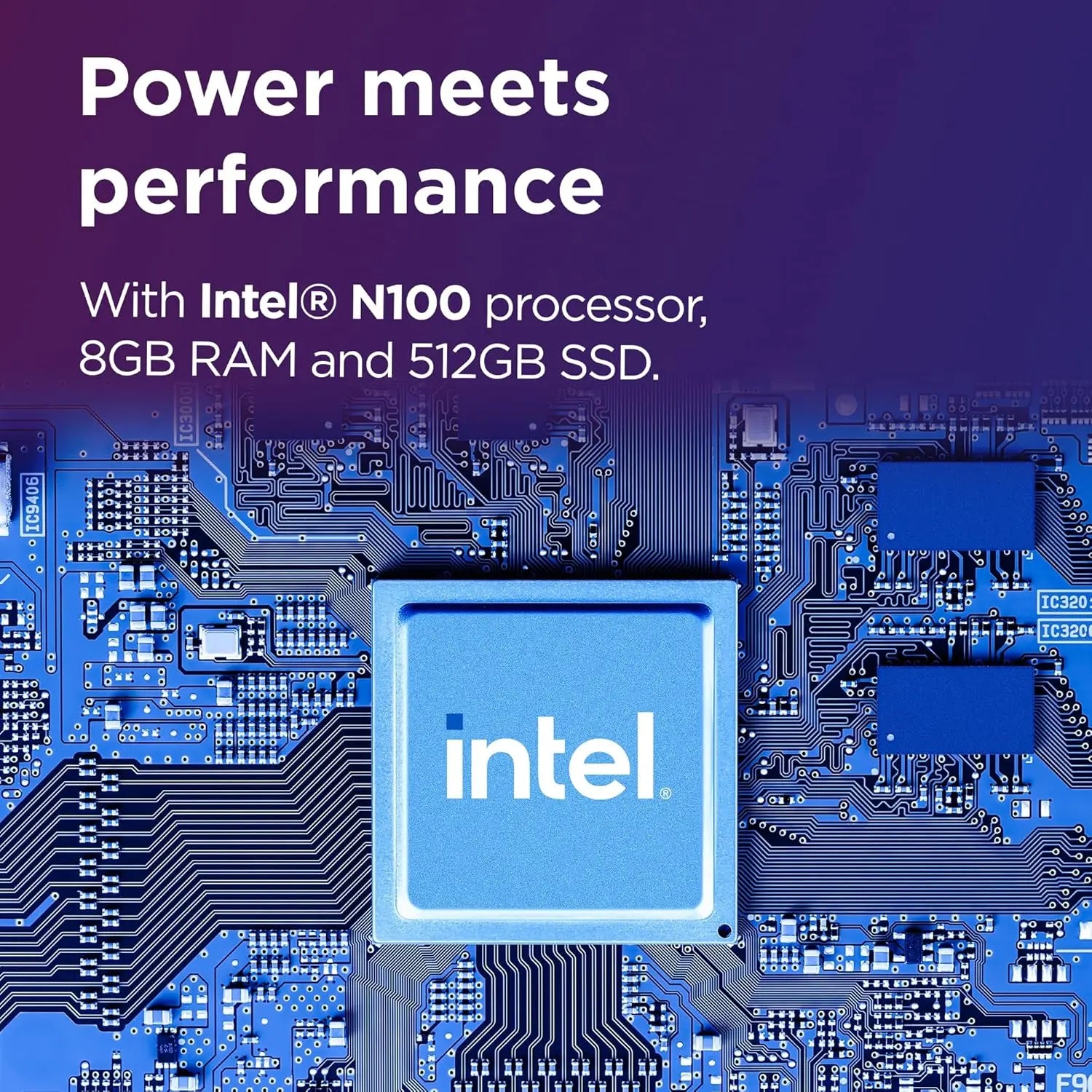 Lenovo A100 All in one F0J6005FIN Intel N100 Processor/8GB RAM/512GB SSD/Win11/Intel HD Graphics/MS Office 2024/Screen Inch 23.8/White