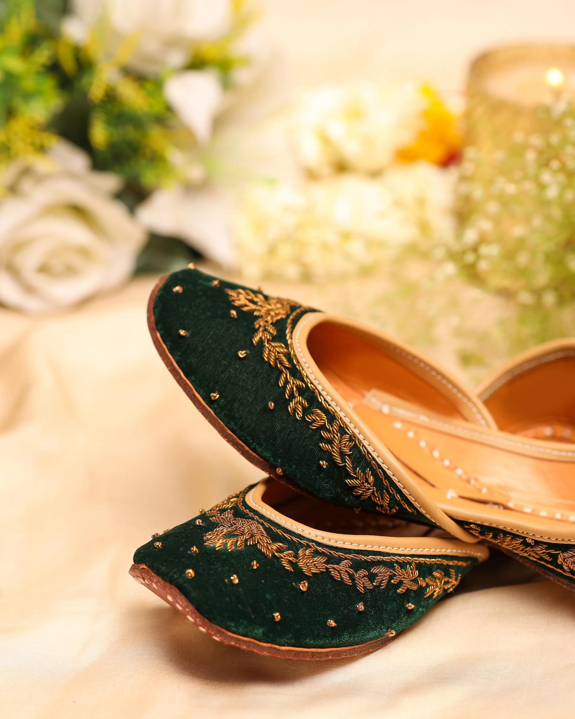 Sassy Green Handcrafted Jutti My Store