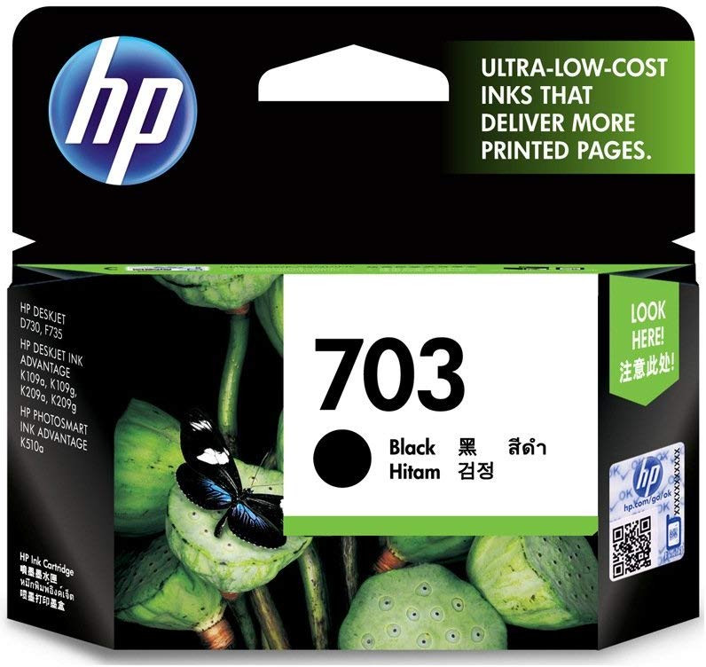 INK CARTRIDGE HP 703 BLACK