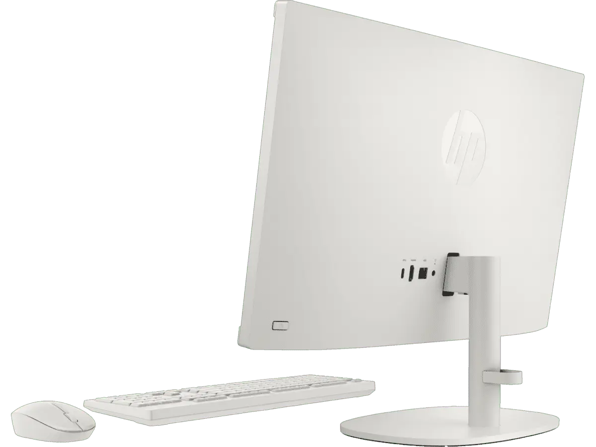 HP All-in-One Desktop 22-dg0786in 12th Gen Intel Core i3-N300 Processor/8GB RAM/512GB SSD/Win11/Microsoft Office Home 2024/Intel HD Graphic Card/Screen Inch 21.5/White