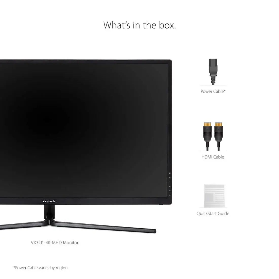 ViewSonic VX3211-4K 32-inch 4K UHD VA Monitor with Integrated Speakers and AMD FreeSync My Store