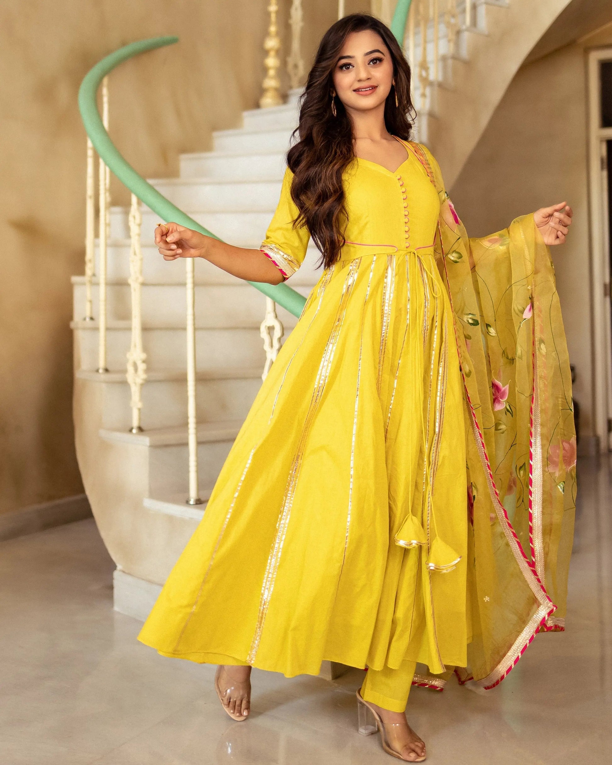 Dhanyasri Handpainted Suit Set My Store