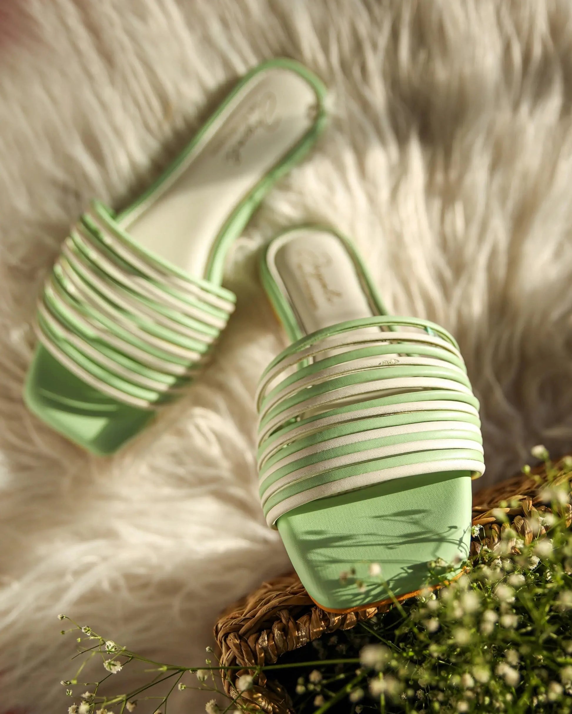 Bud Green Strips Flats My Store