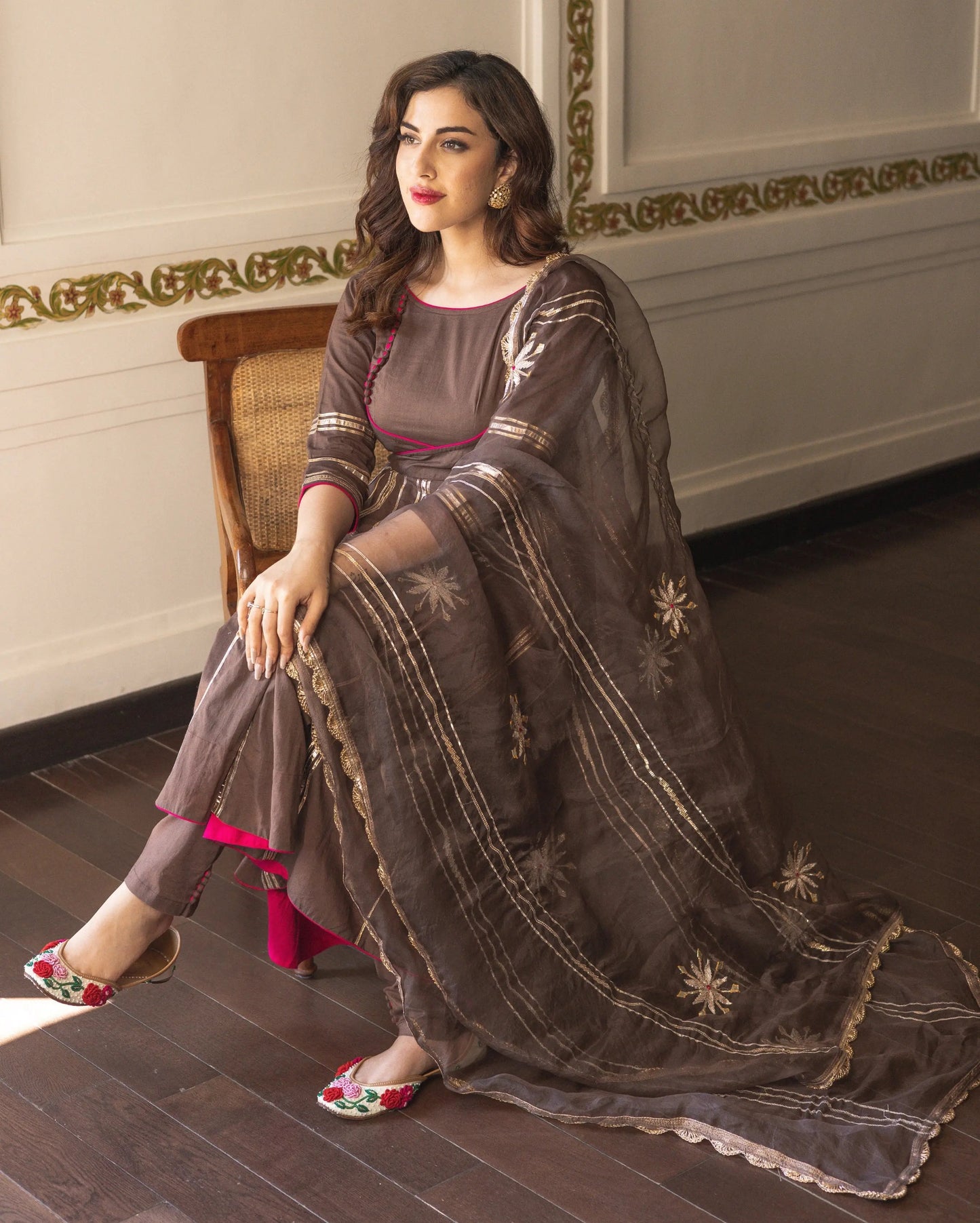 Kawai Gotapatti Cotton Suit Set My Store