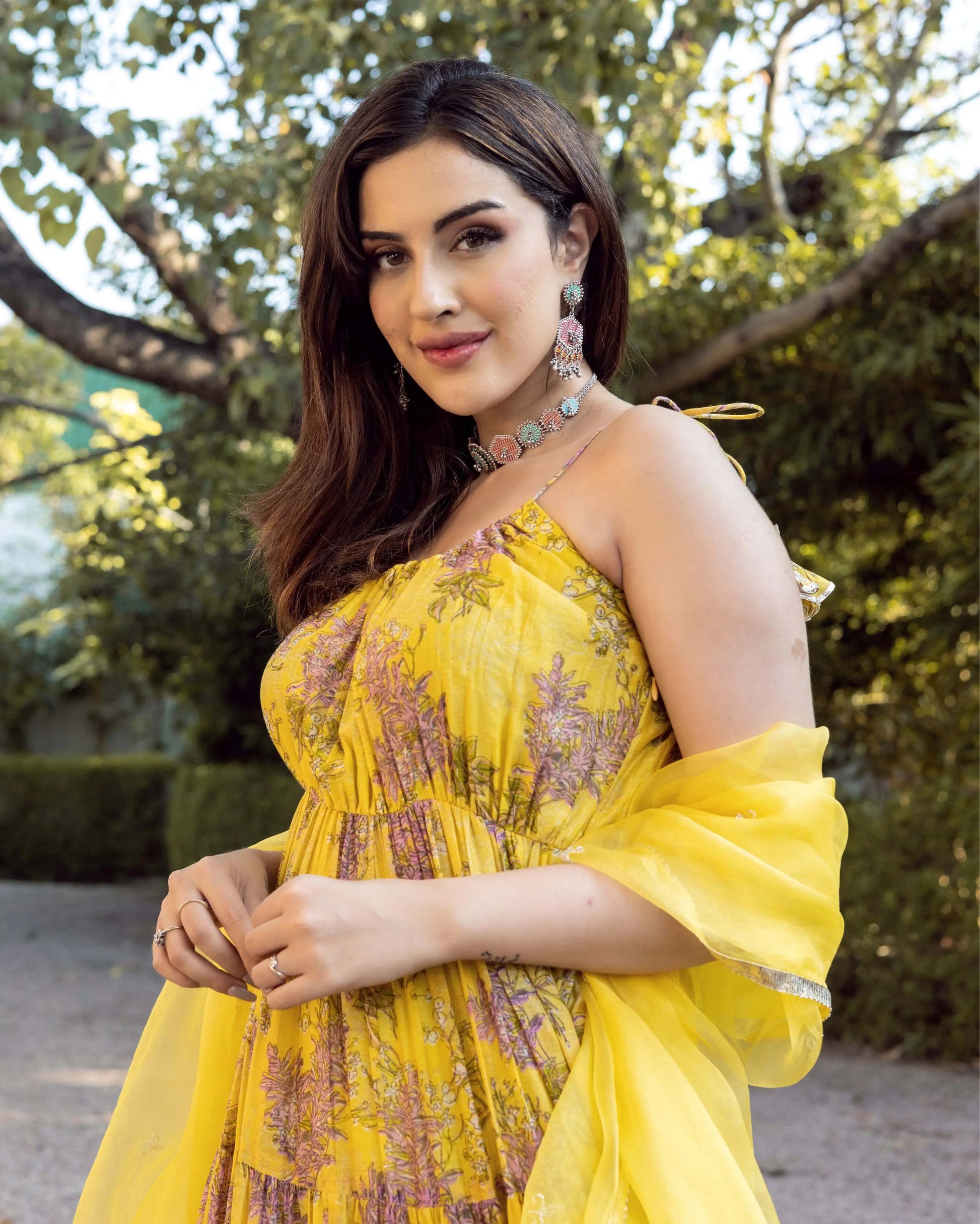 Surajmukhi Chanderi Suit Set My Store