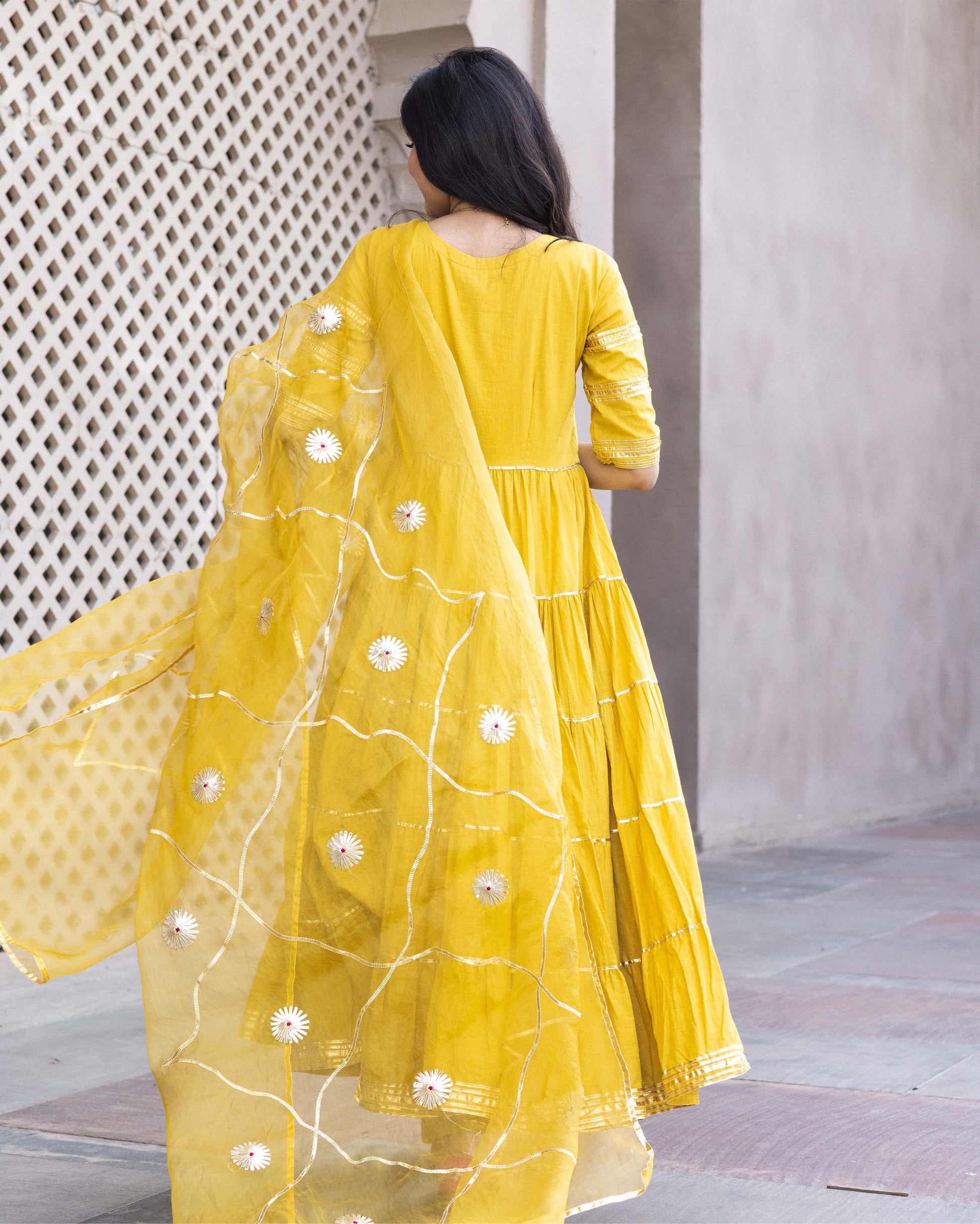 Dahabi Gotapatti Cotton Suit Set My Store