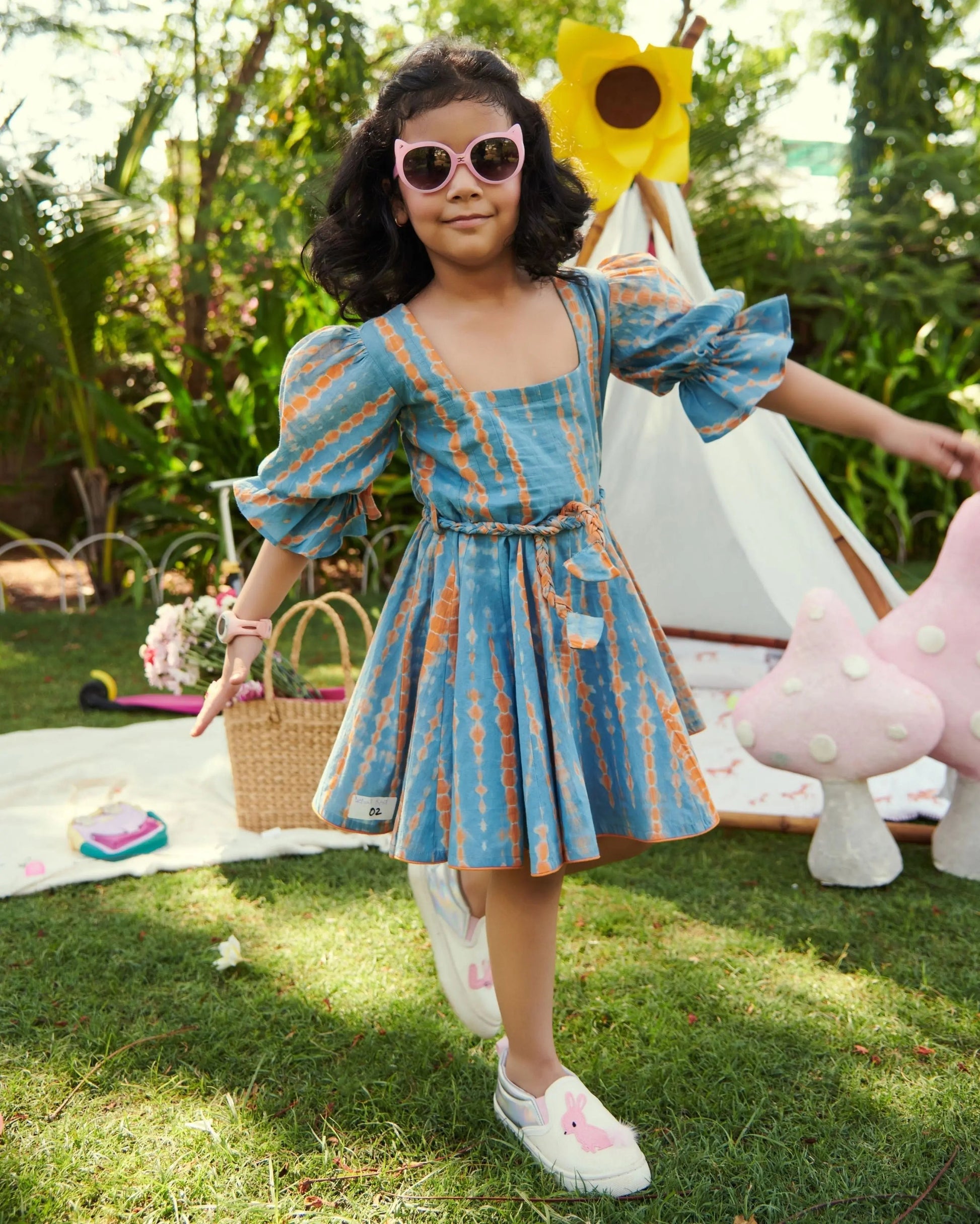 Bubbles Tie & Dye Cotton Dress My Store