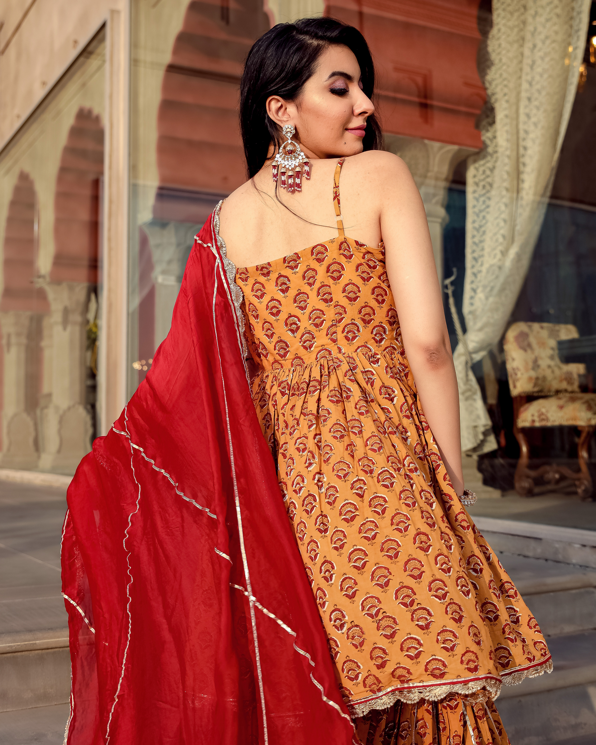 Coco Love Handblock Gota Sharara Set Quick Cart