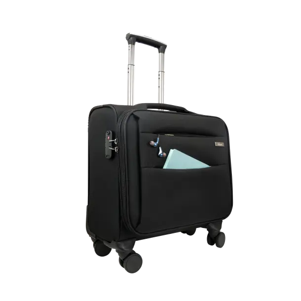 Fingers Business Laptop Travel 360 Trolley Bag with 360 Spinner Wheels, Lightweight, Smart
