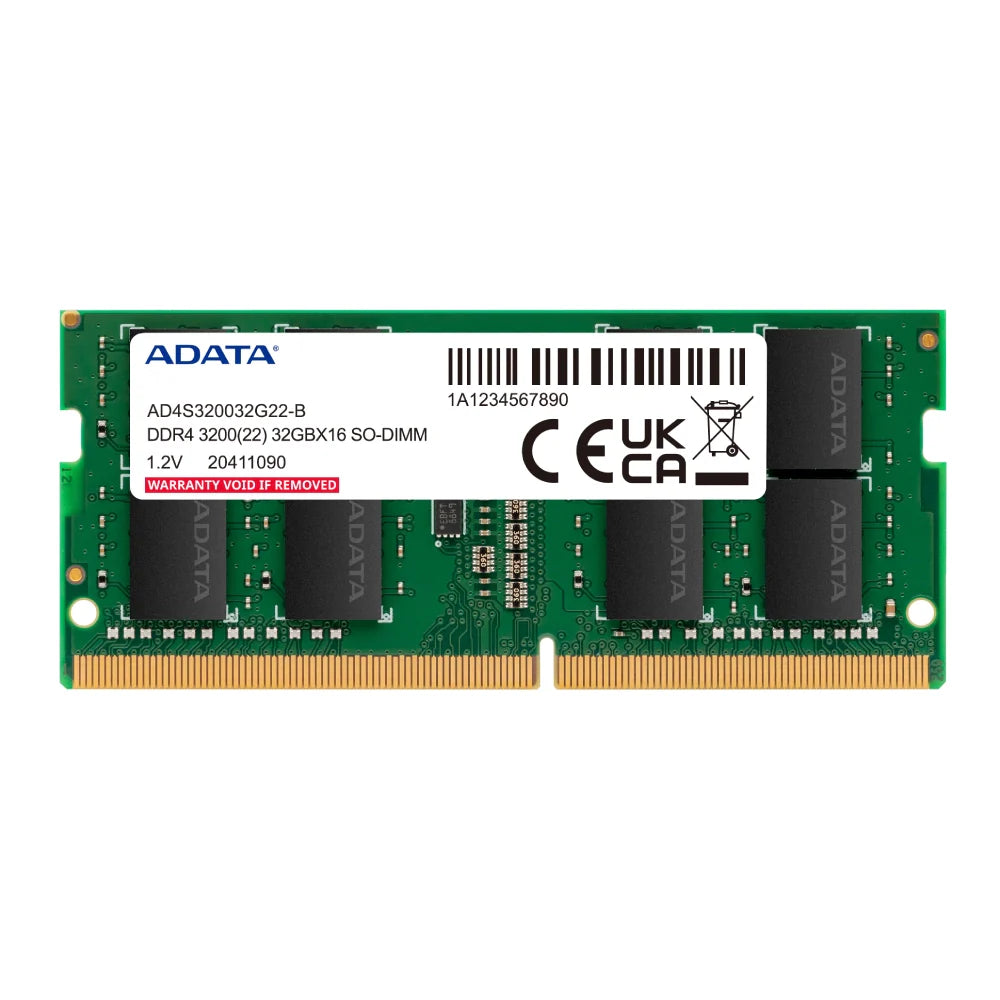 Adata Laptop Ram 8GB DDR4 3200MHz