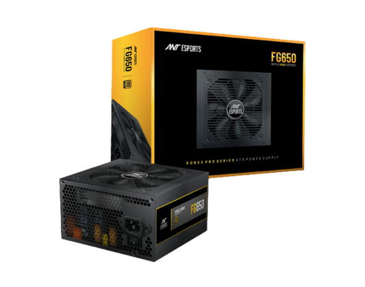 Ant Esports Desktop Power Supply 650w 80 Plus Gold Gaming FG650