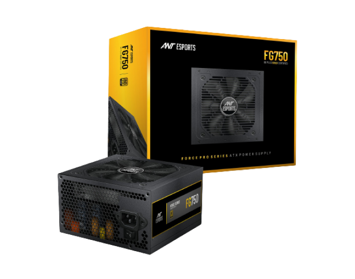 Ant Esports 750w 80 Plus Gold Gaming Desktop Power Supply FG750