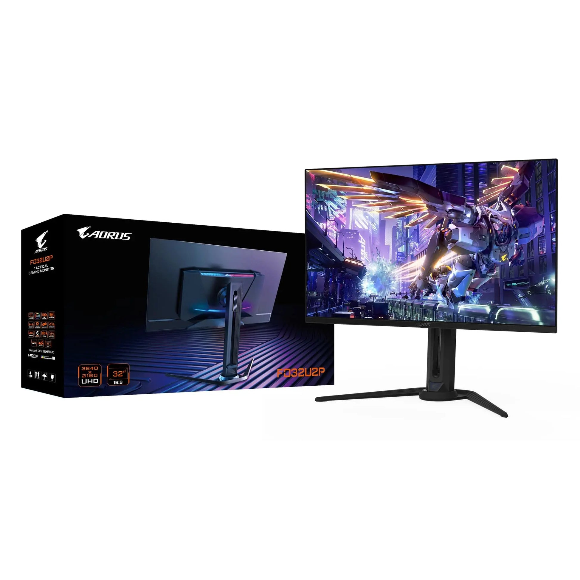 GIGABYTE AORUS FO32U2P 32" 4K UHD 240Hz QD-OLED Gaming Monitor My Store