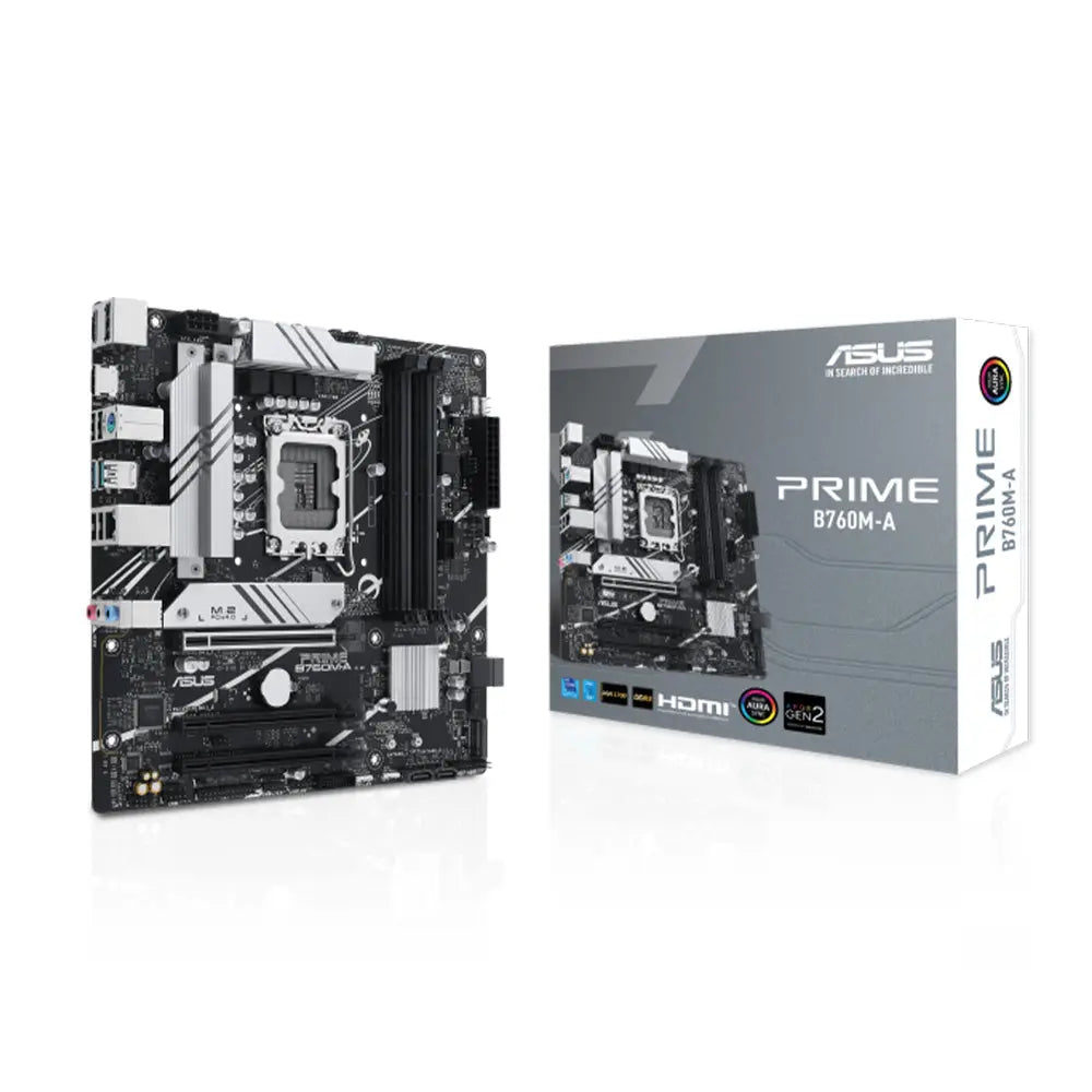 ASUS PRIME B760M-A Intel LGA 1700 Micro-ATX DDR5 Motherboard