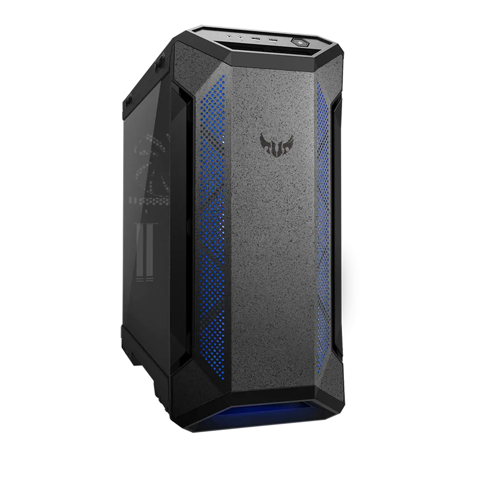 ASUS TUF Gaming GT501 ATX Mid Tower Cabinet with Three RGB 120mm Fans and Tempered Glass Side Panel
