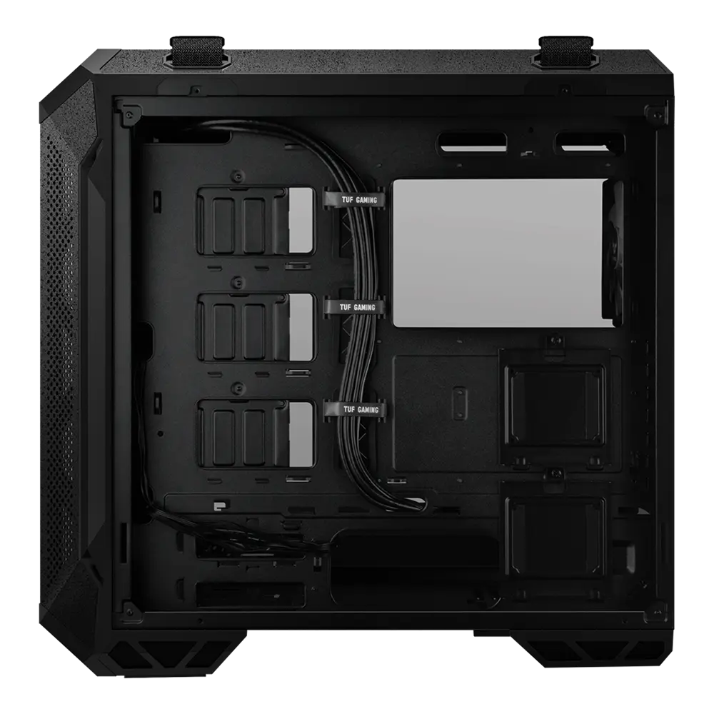 ASUS TUF Gaming GT501 ATX Mid Tower Cabinet with Three RGB 120mm Fans and Tempered Glass Side Panel