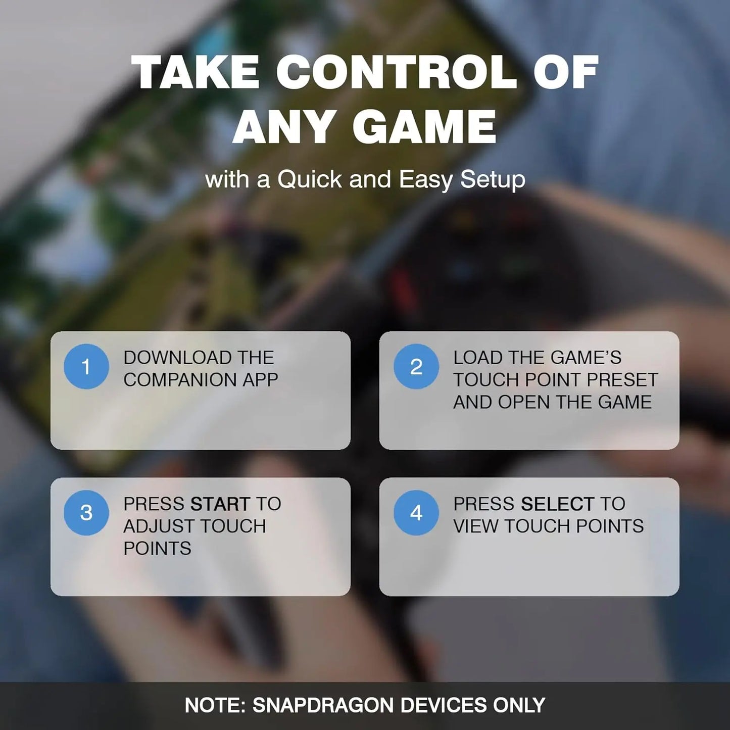Amkette Evo Gamepad Pro 4 Programmable Gamepad for Android for Snapdragon Devices Only  with Touch Point