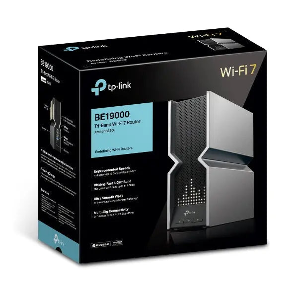 TP-Link Archer BE800  BE19000 Tri-Band Wi-Fi 7 Router