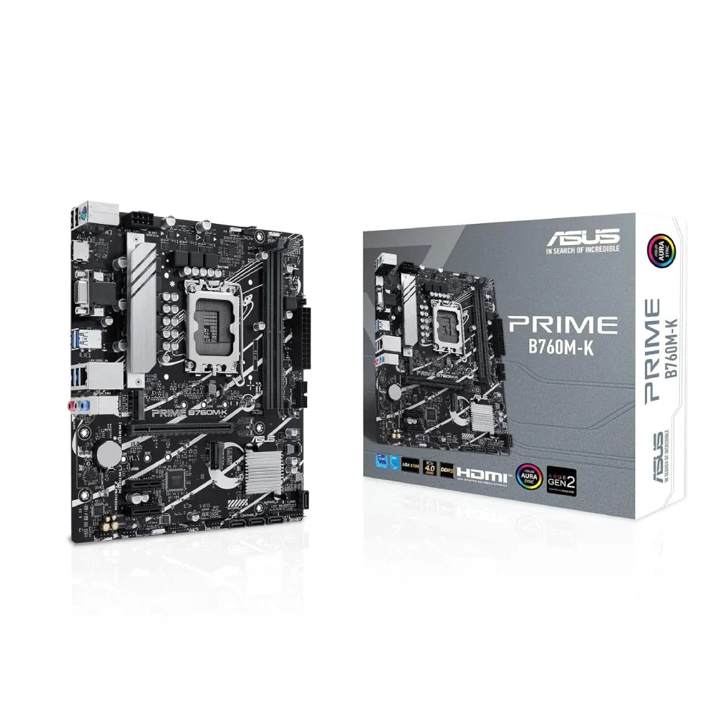 Asus Motherboard PRIME B760M-K DDR5 For Intel 12th | 13th | 14th Gen