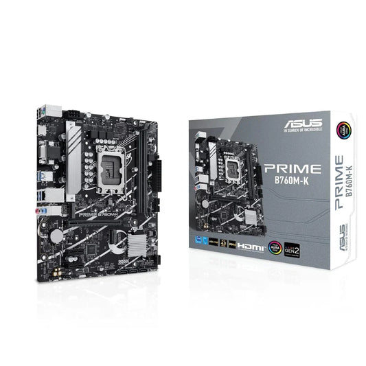 Asus Motherboard PRIME B760M-K DDR5 For Intel 12th | 13th | 14th Gen