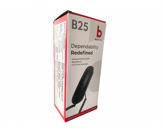 Beetel B25 Wired Telephone Set Black