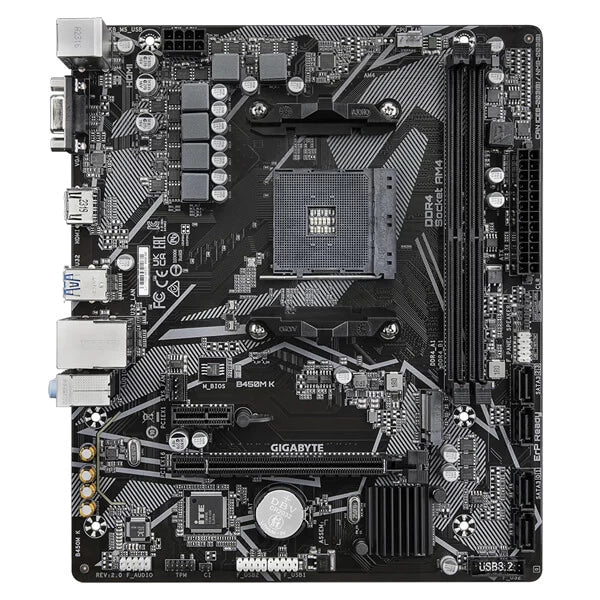 Gigabyte B450M K DDR4 Motherboard for AMD 1st | 2nd | 3rd | 4th Gen