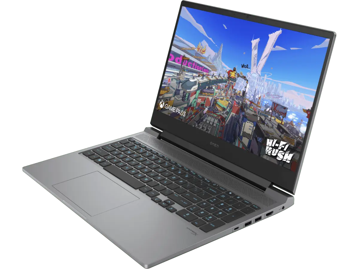 Omen By HP Gaming Laptop 16-ae0002TX 14th Gen Intel Core i7 processor/16GB RAM/1TB SSD/Win11/Microsoft Office Home 2024/ NVIDIA GeForce RTX 4060 8GB Graphic Card/ Screen Inch 16.1/Meteor silver