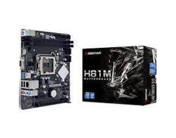 Biostar H81MHV3 DDR3 Motherboard For Intel 4th Gen