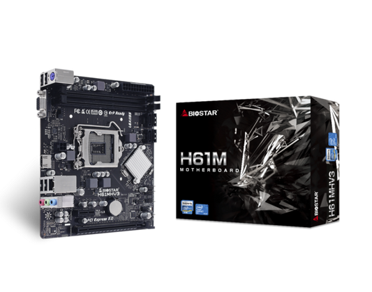 Biostar Motherboard  61 H61MHV3 FOR INTEL  H61MHV3