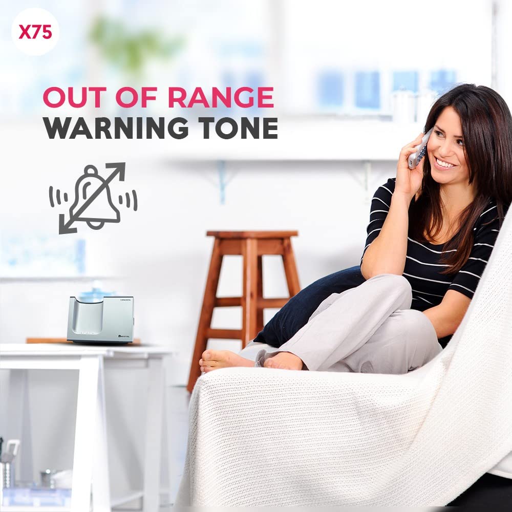 Beetel X75 Cordless Landline Phone Silver