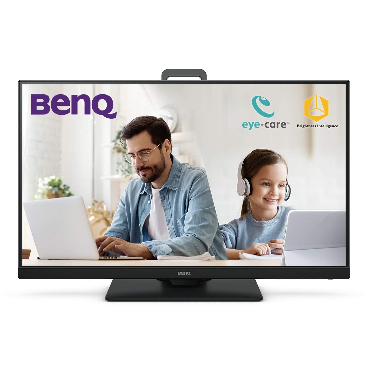 BenQ GW2780T 27" 1080p IPS Eye-Care Monitor, Height Adjustment, HDMI, Brightness Intelligence, Low Blue Light, Flicker-Free, Color Weakness Mode, in-Built Speaker