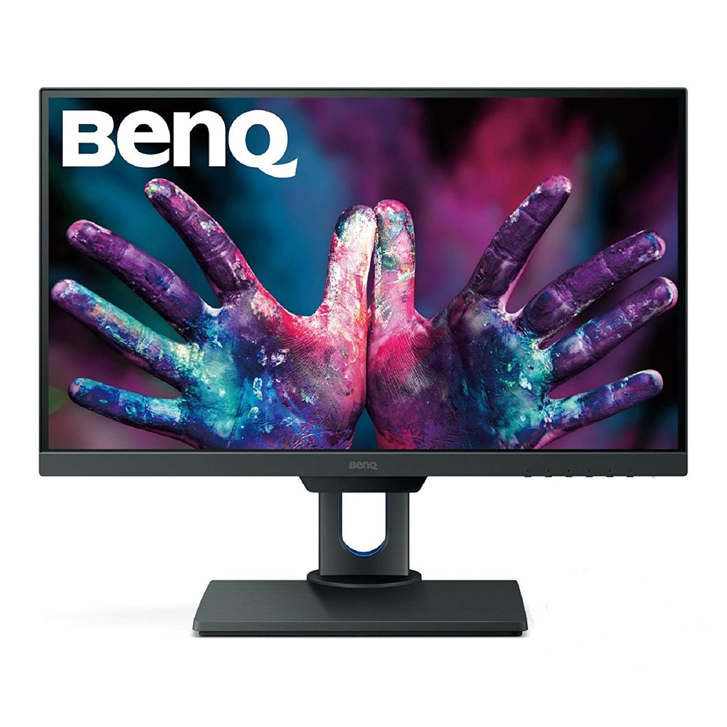 BenQ PD2500Q 25 inch 2K DesignVue Designer Monitor, 1440p QHD, IPS, 100% Rec.709 and sRGB, Factory Calibrated, Eye-Care, Anti-Glare, Ultra Slim Bezel Design, Height Adjustable, HDMI, DP- Black
