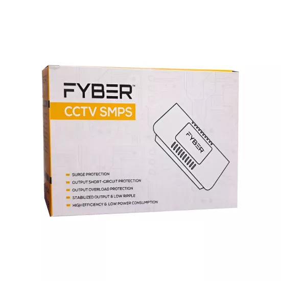 Fyber CCTV Power Supply 4CH Metal 12V/4A FW104