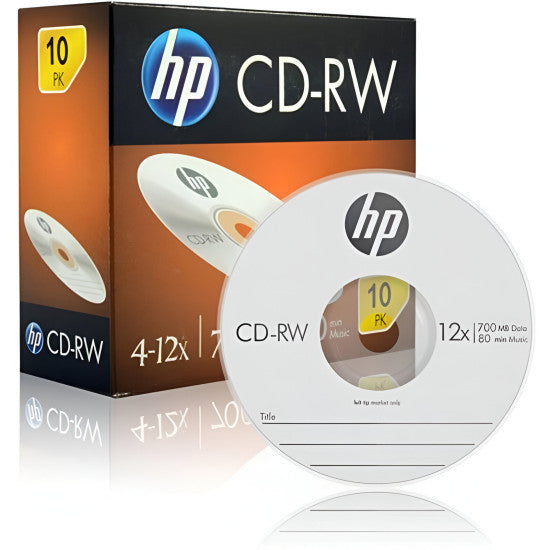 HP CD/RW Pack Of 10
