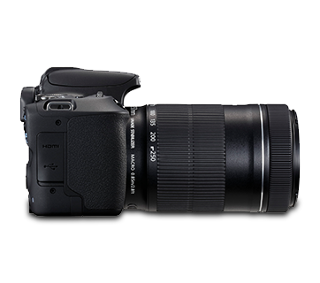 Canon Digtal SLR Camera EOS 200D Kit with Dual Lens (EF-S18-55 IS STM & EF-S55-250 IS STM)