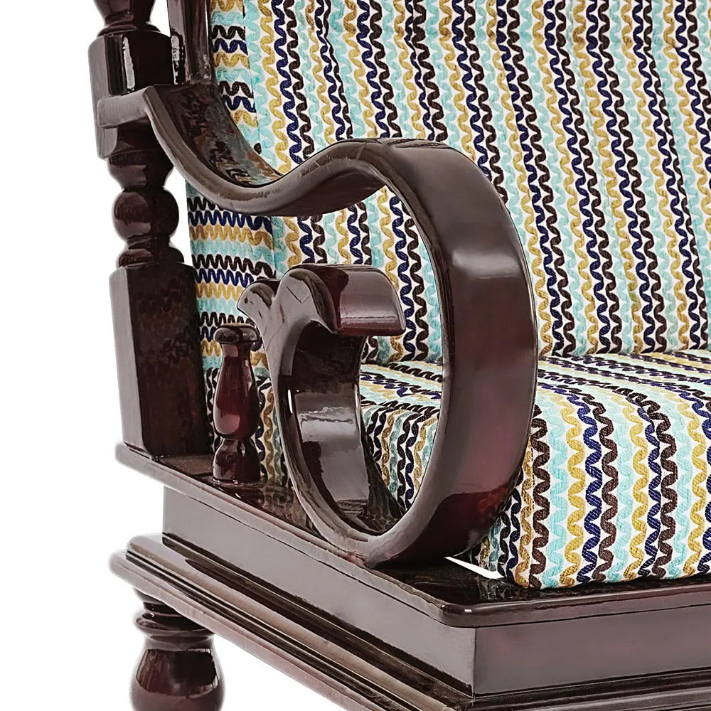 Heritage Meanwal 3 + 1 + 1 Teakwood Sofa (TI-MEENVAL SOFA 3+1+1) My Store