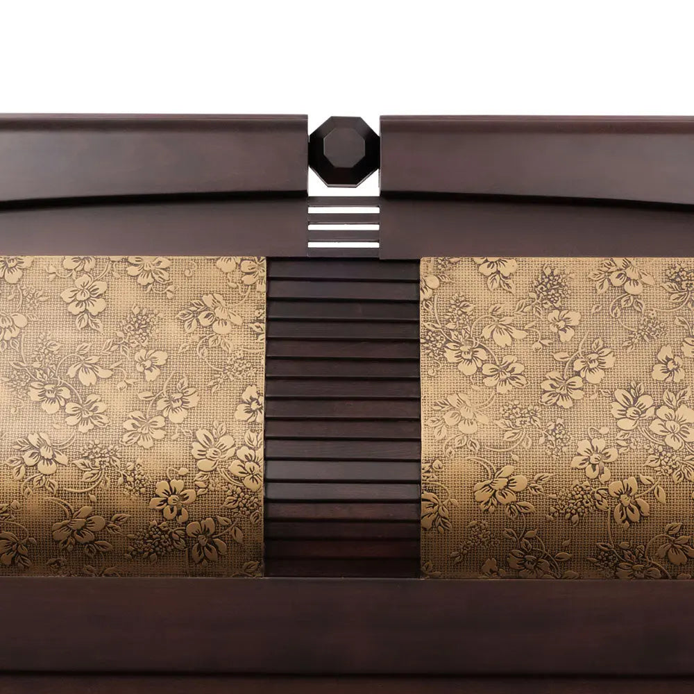 Moderno 101Q Queen Size 5 + 6.25 European teak cot (SK-SKC 101 COT 5+6.25) My Store