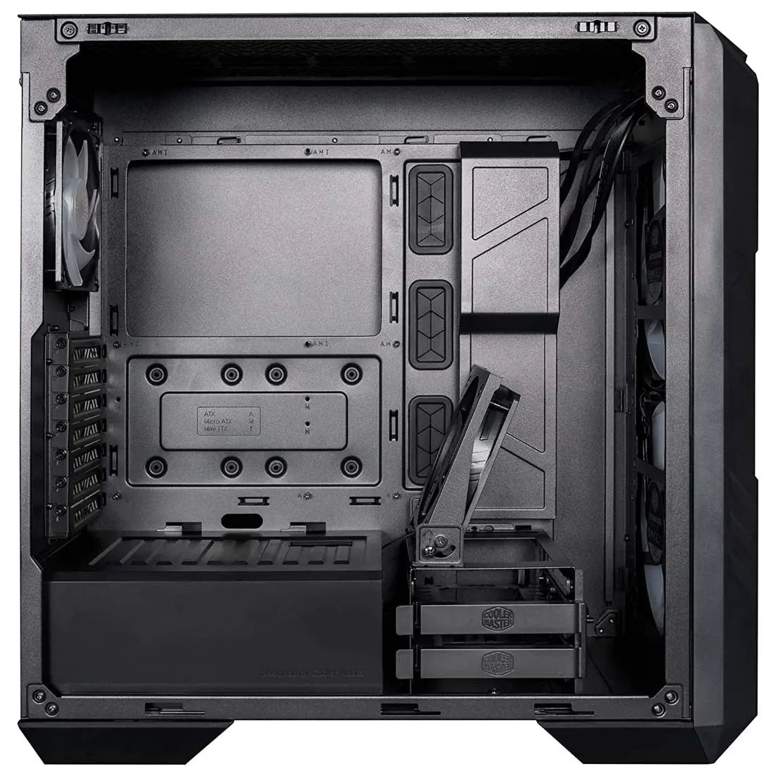 Cooler Master HAF 500 Mid-Tower Gaming Cabinet with Dual ARGB Fans and inbuilt ARGB PWM Controller
