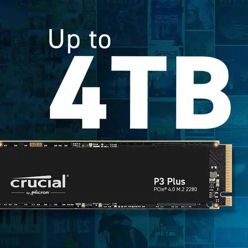 Crucial P3 Plus 4TB M.2 NVMe PCIe 4.0 Internal Solid State Drive