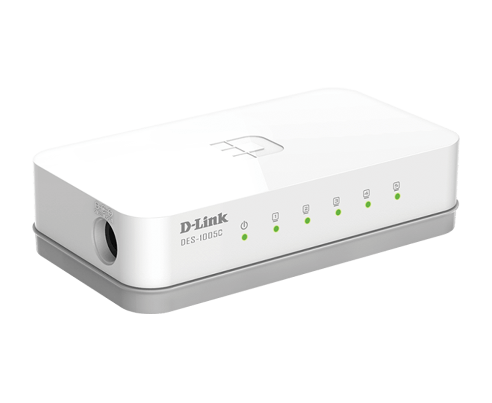D-Link DES 1005 5 Port 10/100 Mbps Normal Desktop Switch