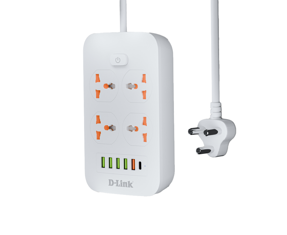 Dlink Addon Spike Extension cord Power strip 1500W DPA-F451