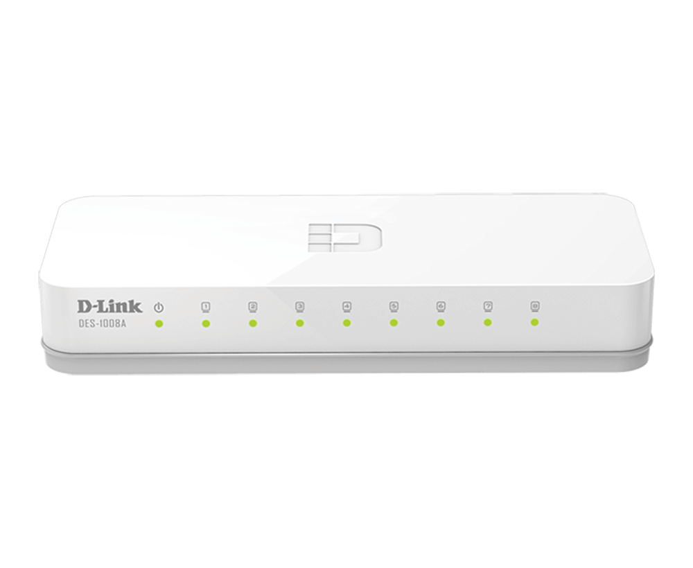 D-Link DES 1008 8 Port 10/100 Mbps Normal Desktop Switch